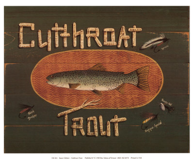 Cutthroat Trout by Susan Clickner Pricing Limited Edition Print image