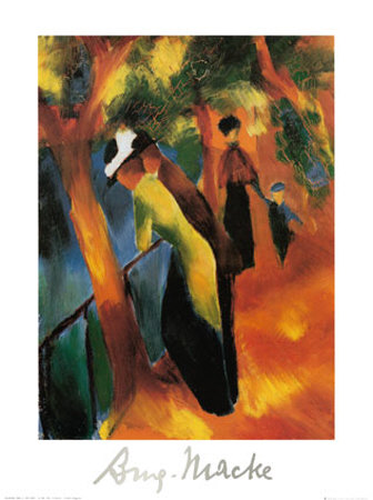 Sunny Road by Auguste Macke Pricing Limited Edition Print image