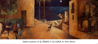 El Perro Y La Luna by Didier Lourenco Pricing Limited Edition Print image