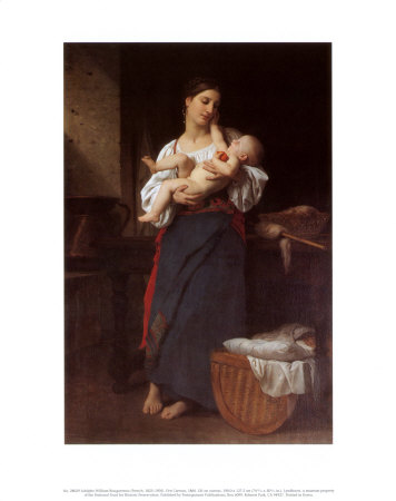 First Caresses by William Adolphe Bouguereau Pricing Limited Edition Print image