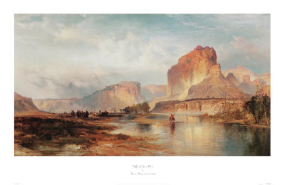 Cliffs Of Green River by Thomas Moran Pricing Limited Edition Print image