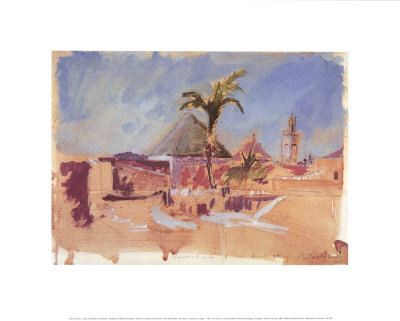 Rooftops Of Media, Marrakesh by Pierre Faucher Pricing Limited Edition Print image