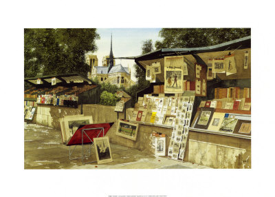 Les Bouquinistes by Michael Duvoisin Pricing Limited Edition Print image