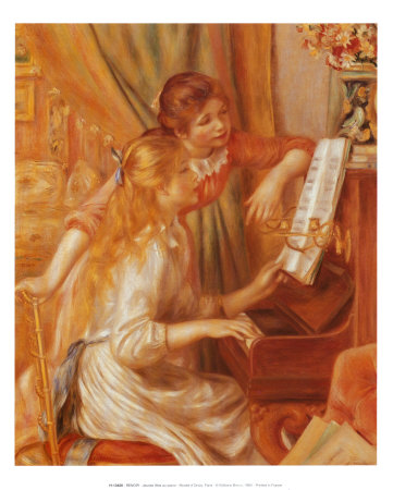 Jeune Filles Au Piano by Pierre-Auguste Renoir Pricing Limited Edition Print image