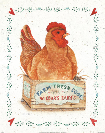 Wilbur's Farm Rooster by S. West Pricing Limited Edition Print image