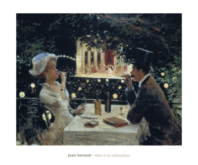 Dinner At Les Ambassadeurs by Jean Beraud Pricing Limited Edition Print image