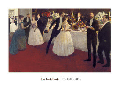 The Buffet, 1884 by Jean Louis Forain Pricing Limited Edition Print image