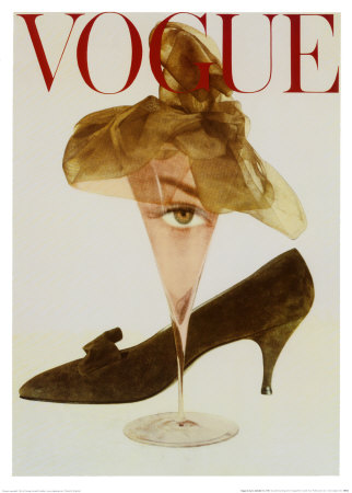 Vogue Cover, October 1957 by John Rawlings Pricing Limited Edition Print image