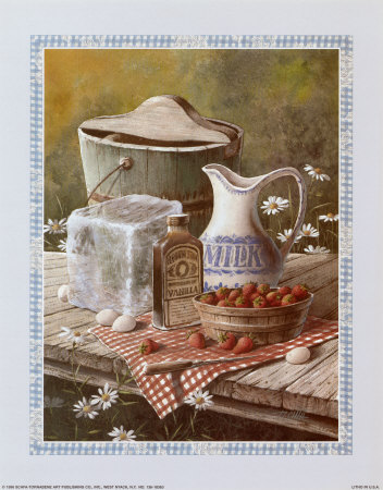 Strawberry Ice Cream by T. C. Chiu Pricing Limited Edition Print image