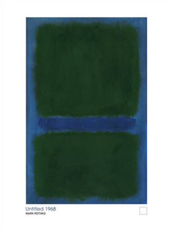 Untitled, 1968 (Blue On Blue Ground) by Mark Rothko Pricing Limited Edition Print image