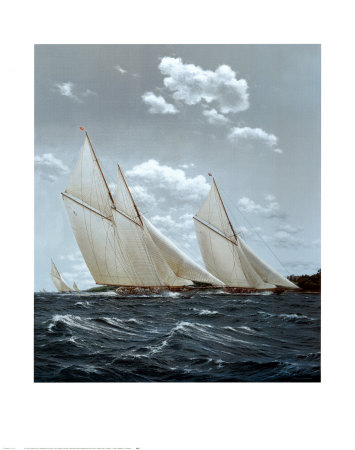 Westward Racing Britannia by Stephen Renard Pricing Limited Edition Print image