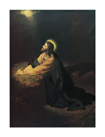 Christ In The Garden Of Gethsemane by Heinrich Hofmann Pricing Limited Edition Print image