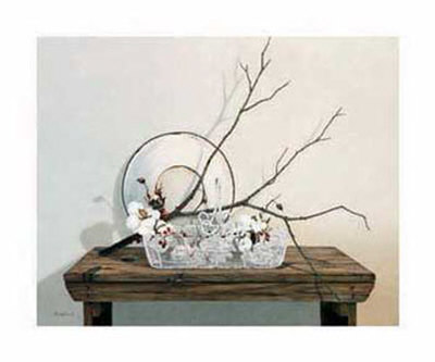 Wire Basket Still Life by Cecile Baird Pricing Limited Edition Print image