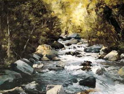 High Mountain Stream by Urania Pricing Limited Edition Print image