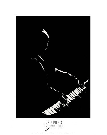 Jazz Pianist by Sharyn Sowell Pricing Limited Edition Print image