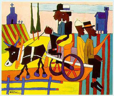 Going To Church by William H. Johnson Pricing Limited Edition Print image