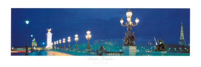 Paris, France - Alexander Iii Bridge by Jerry Driendl Pricing Limited Edition Print image