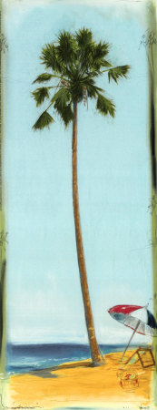 Seaside Palm Tree by Paul Gibson Pricing Limited Edition Print image
