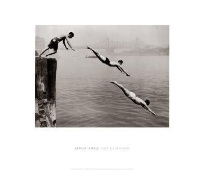 East River Divers, 1948 by Arthur Leipzig Pricing Limited Edition Print image