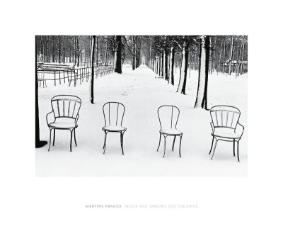 Neige Aux Jardins Des Tuileries, Paris by Martine Franck Pricing Limited Edition Print image