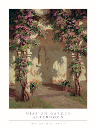 Mission Garden Afternoon by Roger Williams Pricing Limited Edition Print image