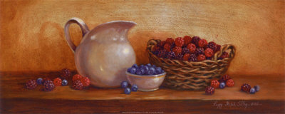 Mixed Berry Delight by Peggy Thatch Sibley Pricing Limited Edition Print image