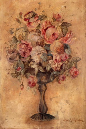 Urn Of Roses Ii by Marilyn Hageman Pricing Limited Edition Print image