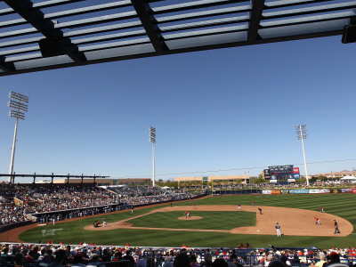 Cincinnati Reds V Seattle Mariners, Peoria, Az - March 04: Bill Bray And Gabe Gross by Christian Petersen Pricing Limited Edition Print image