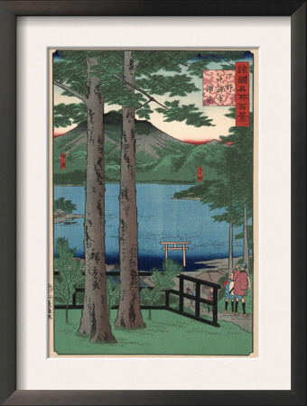 Chuzenji Lake, Shimotsuke by Hiroshige Utagawa Pricing Limited Edition Print image
