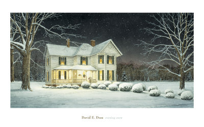 Evening Snow by David Doss Pricing Limited Edition Print image