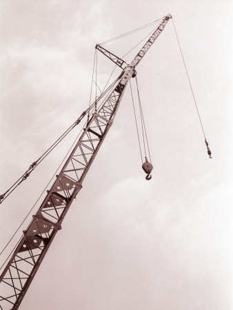 Crane Against Sky, Low Angle View by George Marks Pricing Limited Edition Print image