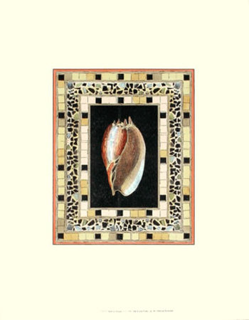 Shell In Mosaic Iv by Deborah Bookman Pricing Limited Edition Print image