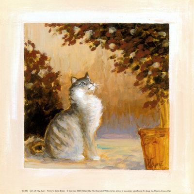 Cat's Life I by Karen Dupré Pricing Limited Edition Print image