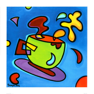 Green Coffee Mug by Sonya Paz Pricing Limited Edition Print image