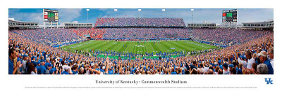 University Of Kentucky Football by Christopher Gjevre Pricing Limited Edition Print image