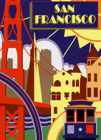 San Francisco by Peter Kelly Pricing Limited Edition Print image