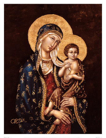 Madonna And Child by Joe Ortiz Pricing Limited Edition Print image