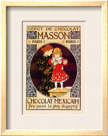 Depot De Chocolat Masson: Chocolat Mexicain by Eugene Grasset Pricing Limited Edition Print image