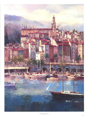 Mediterranean Harbor I by Peter Bell Pricing Limited Edition Print image