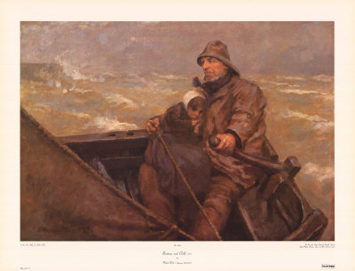 Boatman And Child by Robert Payton Reid Pricing Limited Edition Print image