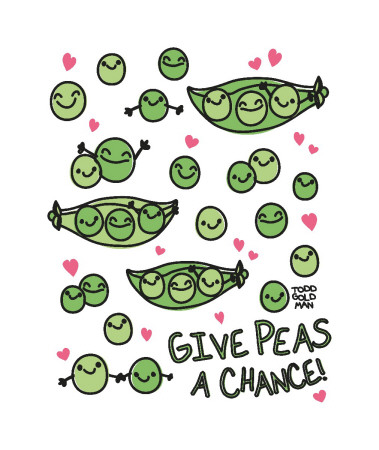 Give Peas A Chance by Todd Goldman Pricing Limited Edition Print image