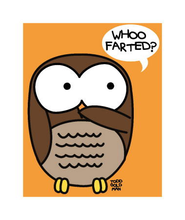 Whoo Farted by Todd Goldman Pricing Limited Edition Print image