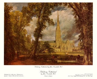 Salisbury Cathedral by John Constable Pricing Limited Edition Print image