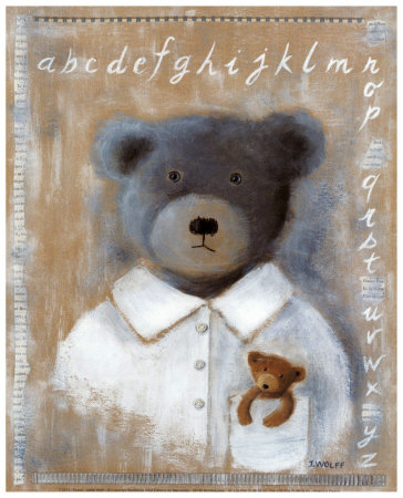 Nounours ''Plume'' by Joelle Wolff Pricing Limited Edition Print image