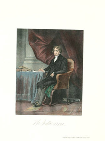 Thomas Jefferson by Alonzo Chappel Pricing Limited Edition Print image