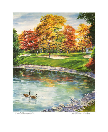 Autumn Golf by Furmanski Pricing Limited Edition Print image