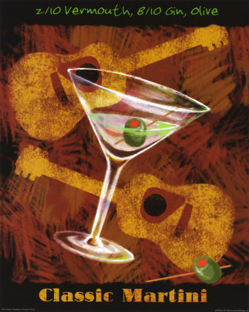 Classic Martini by Thomas Wood Pricing Limited Edition Print image