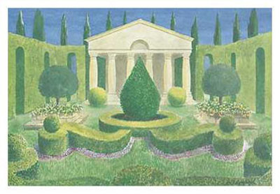 Italian Garden Topiary by Nigel Cladingboel Pricing Limited Edition Print image
