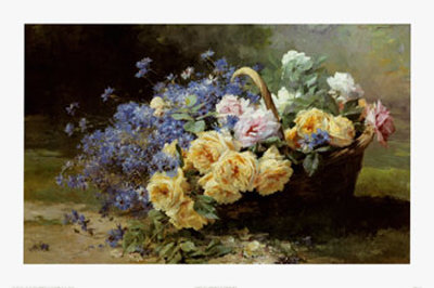 Un Panier De Fleurs by Albert Tibule Furcy De Lavault Pricing Limited Edition Print image