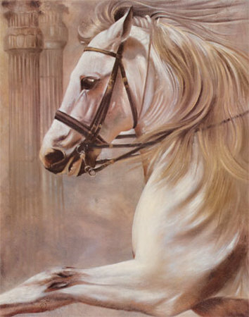 White Horse by Rumi Pricing Limited Edition Print image